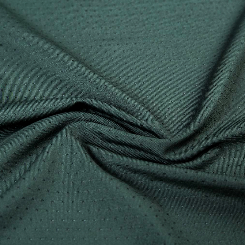 Lac Yarn Poly Sp Mesh Knit Fabric For T-Shirt